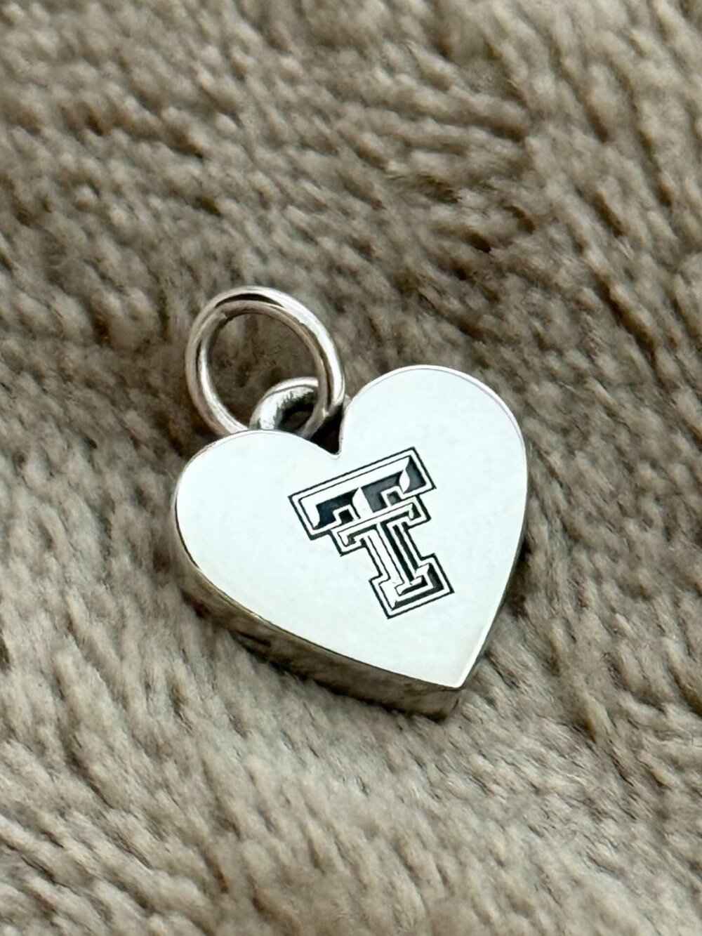 Texas Tech University Small Heart Charm